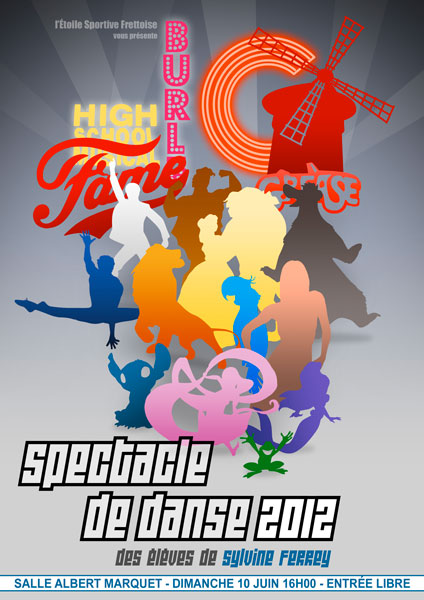 Affiche du spectacle de Danse