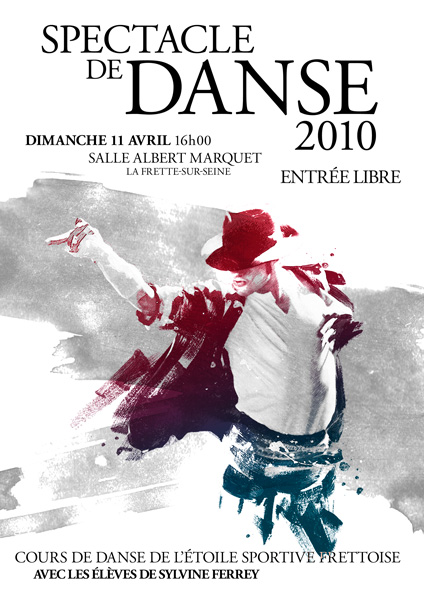 Affiche du spectacle de danse