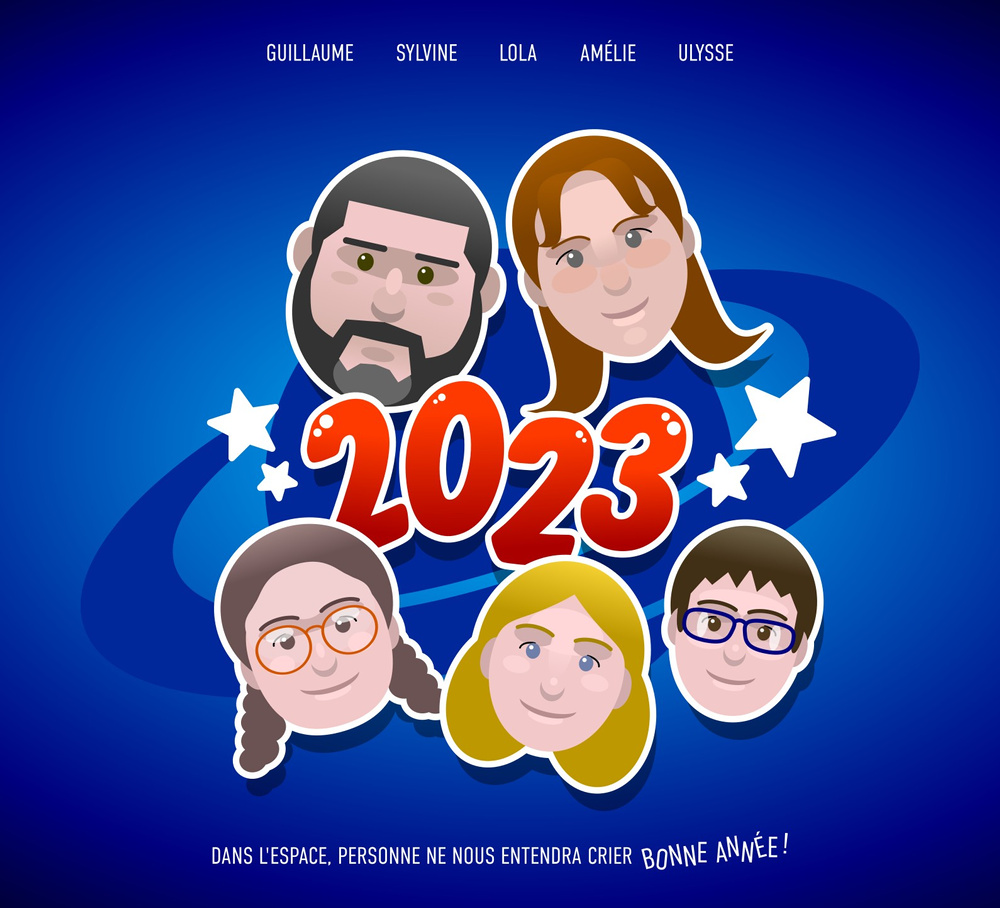 Bonne année 2023 "stickers"