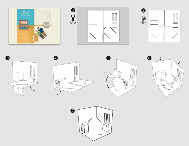 Faire part Lola (montage)