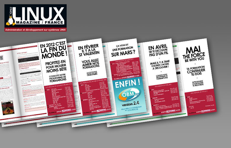 Parutions dans Linux Magazine