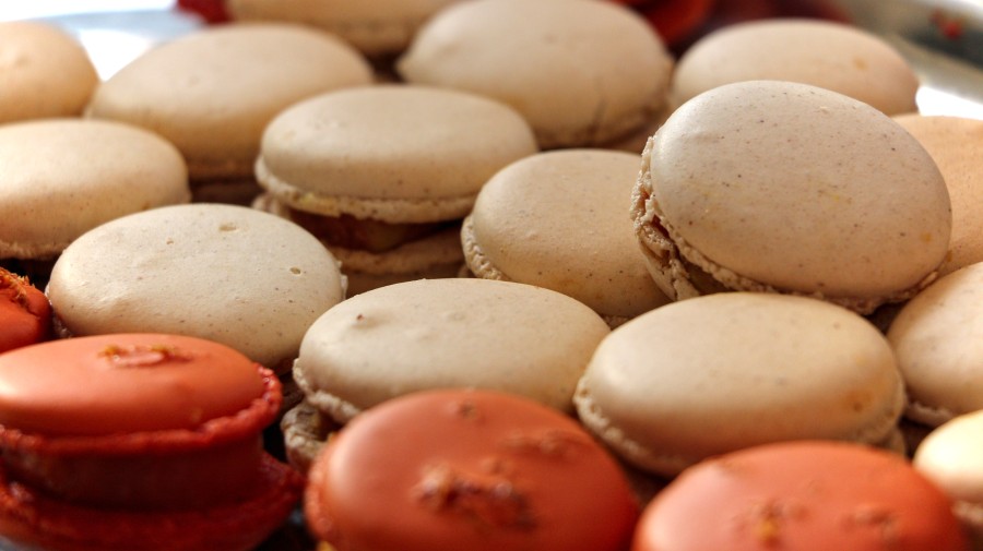 Macaron foie gras et Macaron saumon