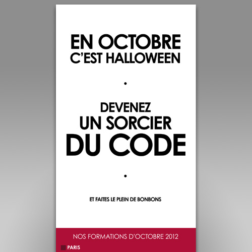 En octobre c'est Halloween