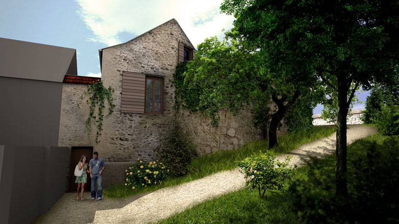 Perspective d'architecture - Rendu final