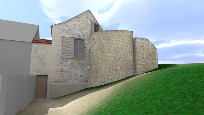 Perspective d'architecture - Rendu avec les textures