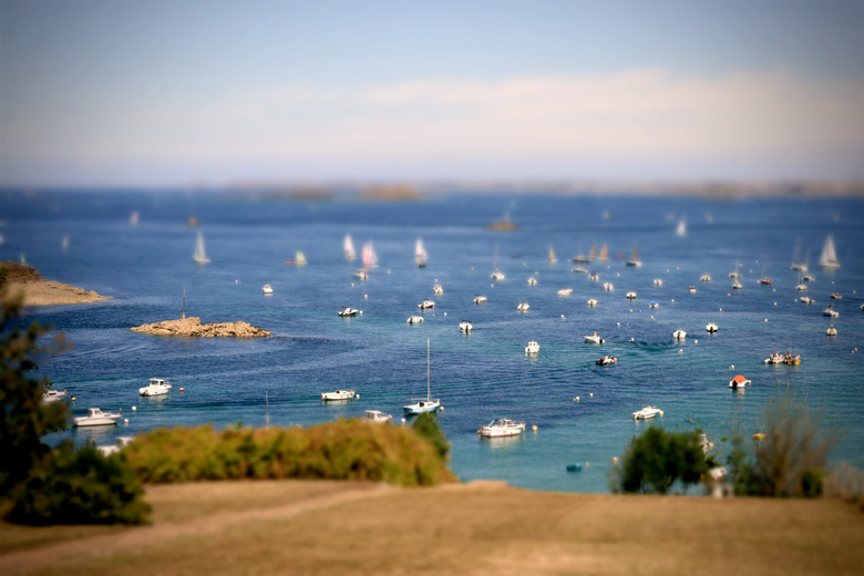 Plage bretonne miniature