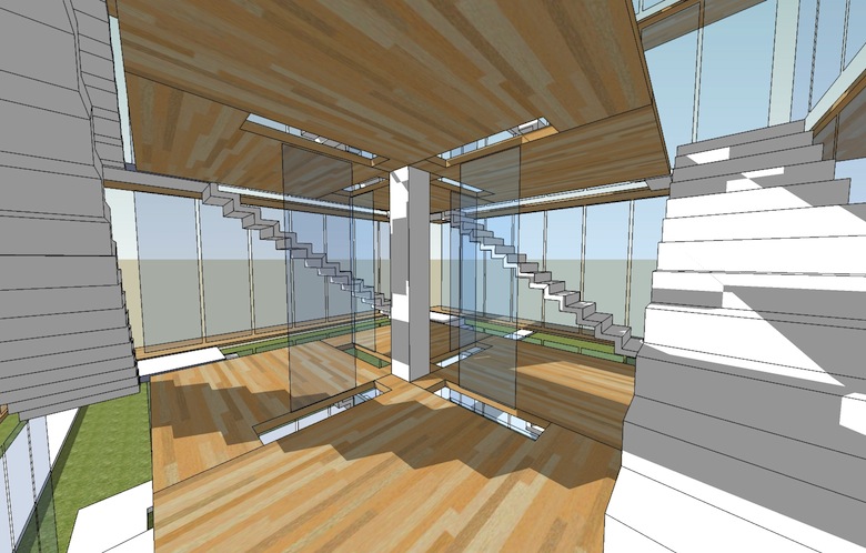 Tour de vue, intérieur