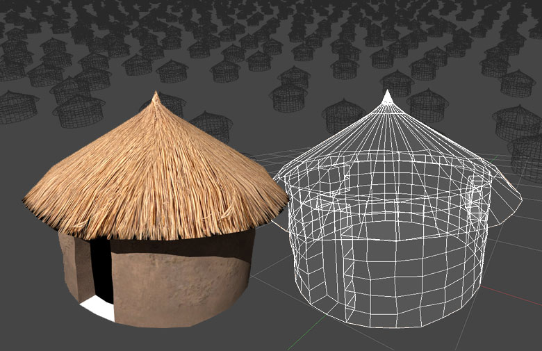 Bonne année de mille cases - modélisation 3D