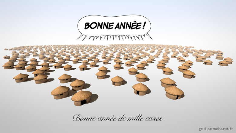 Bonne année de mille cases