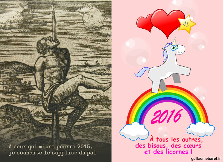 Des bisous des cœurs et des licornes