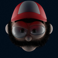 Moustachu à casquette