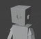 Avatar tête de cube, travail 3D